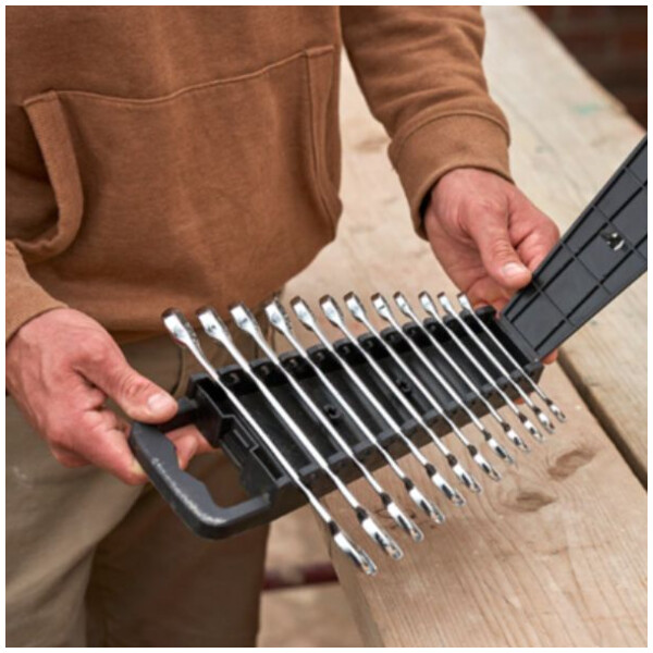 Jeu de 12 clés mixtes chromées