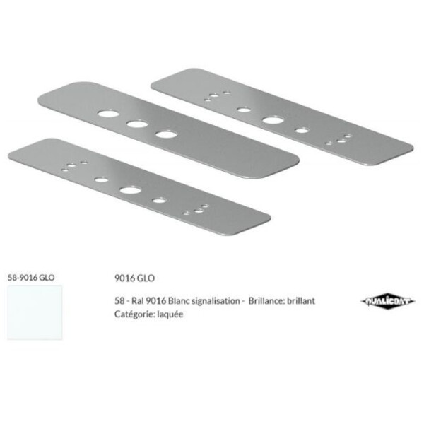 Kit de platines d’adaptation pour une antipanique version barre