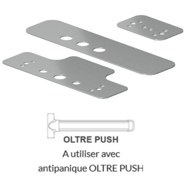 Kit de platines d’adaptation pour une antipanique version push