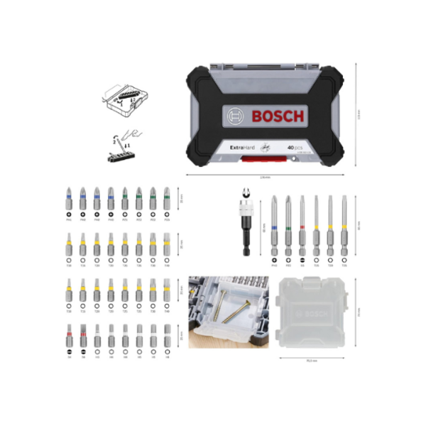 Kit embouts 40 pièces