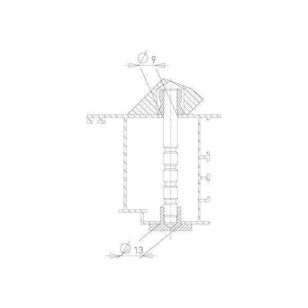 Kit fixation simple traversant