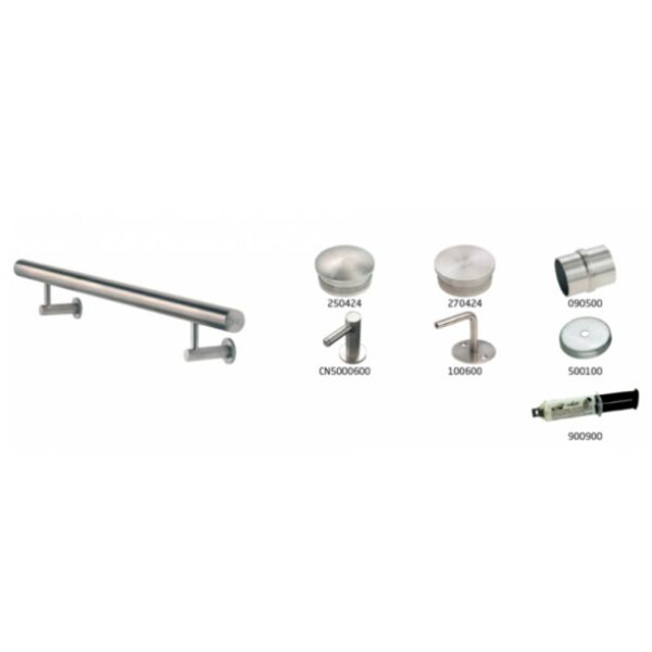 Kit main courante primo inox
