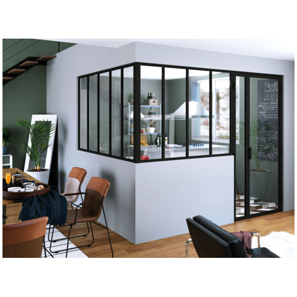 Kit porte battante tierce verrière