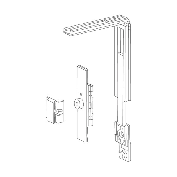Kit renvoi d'angle et point de fermeture
