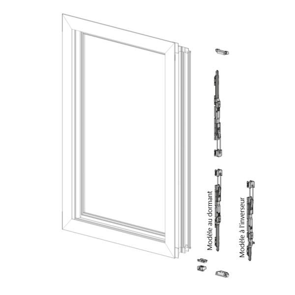 Kit verrou semi-fixe extensible