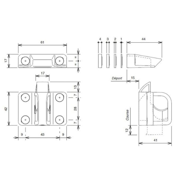 Loqueteau de soufflet
