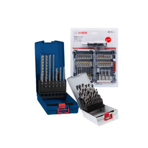 Lot forets 7x sds + 25x hss + 44 embouts