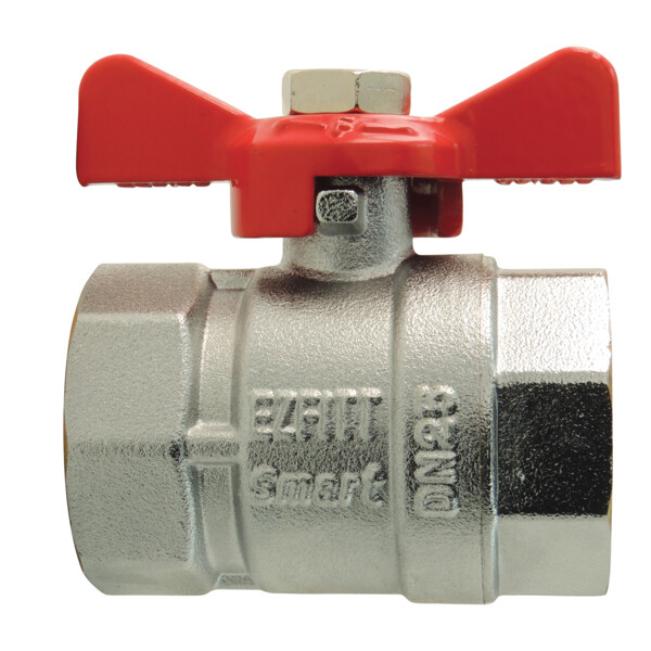 Vanne a sphere femelle/femelle papillon "smart"