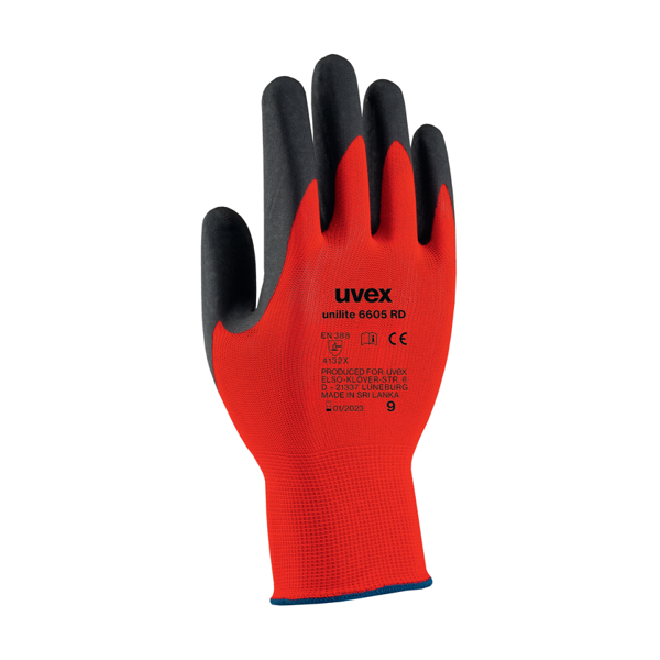 Gant de protection uvex unilite 6605 rd