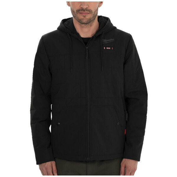 Veste chauffante noire ripstop m12 hpjbl2-0