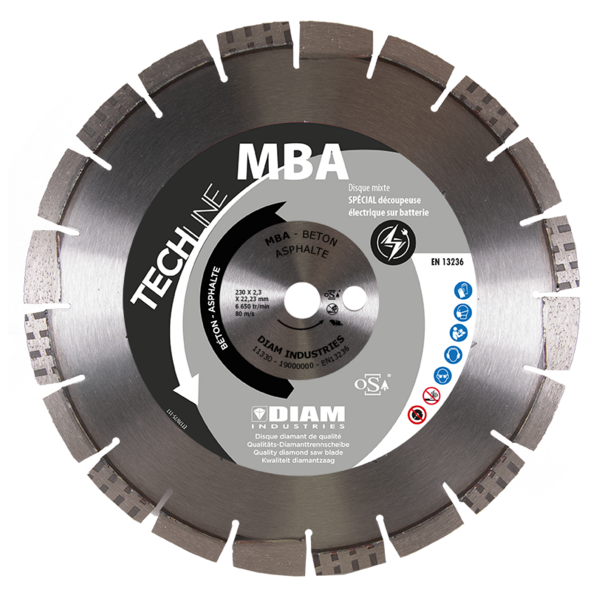 Disque diamant mixte beton asphalte