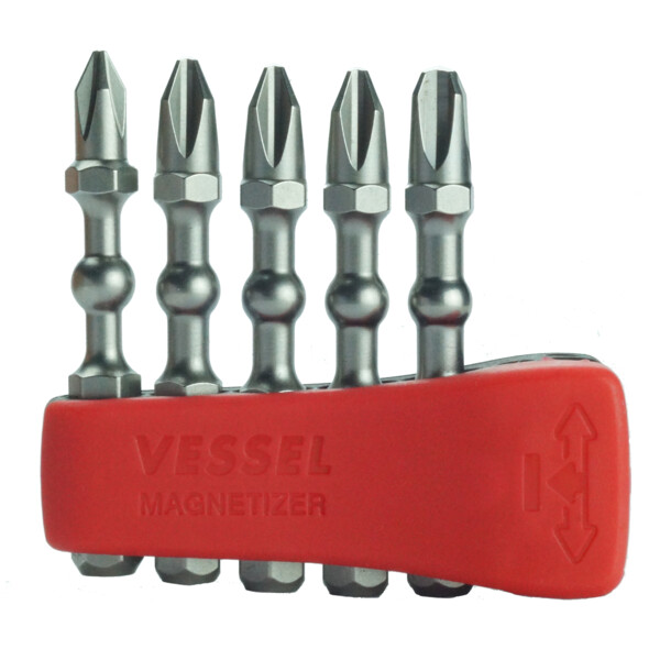 Embouts de vissage impact ball 50mm + etui magnetiseur (etui de 5)