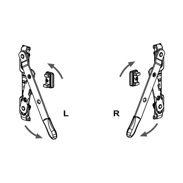 Manoeuvre de fermeture pour semi-fixe double gorge stulp