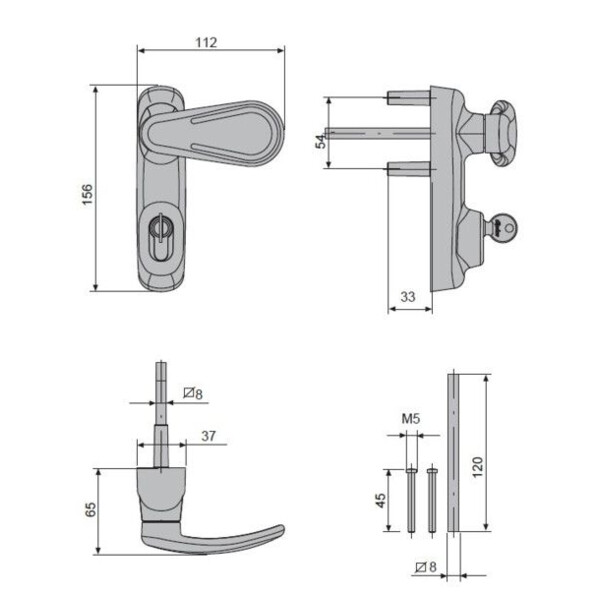 Manoeuvre extérieure oltre à béquille