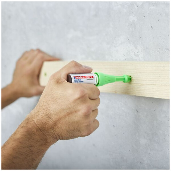 Marqueur spray zone inaccessible vert fluo 8870