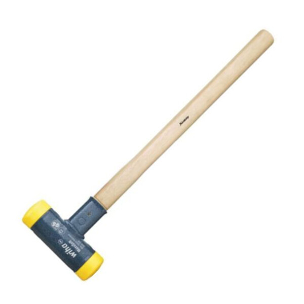 Massette sans rebond manche bois diam 40