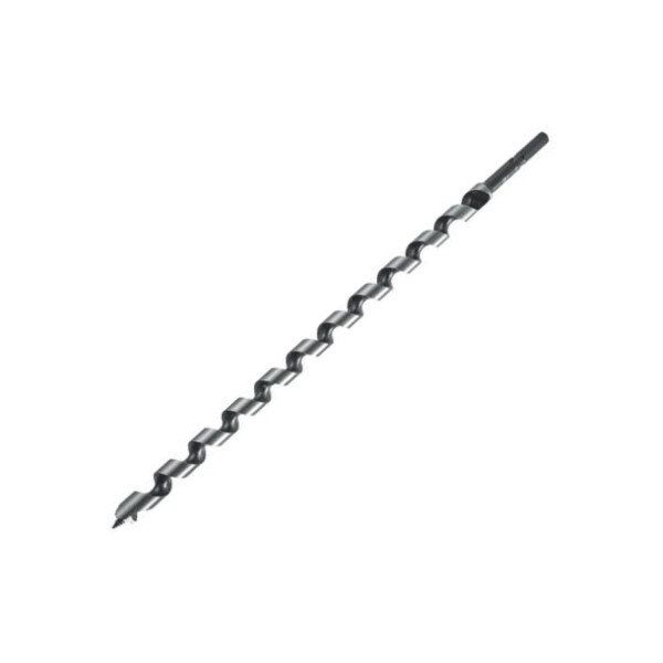 Meche a bois a spirale unique rectifiee queue 6 pans