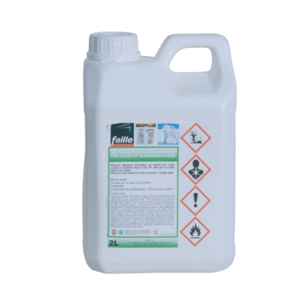Nettoyant dégraissant doux alu, pvc plaxé