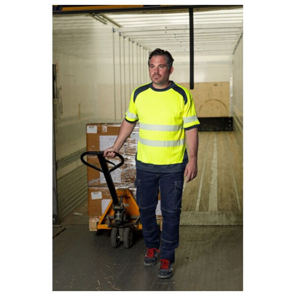 Pantalon baril denim