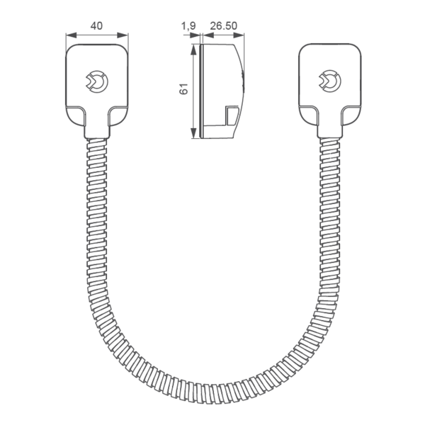 Passe-câble applique bornier izyx