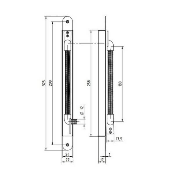 Passe-câble encastré avec ouverture abloy