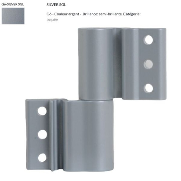 Paumelle 2 lames velox top