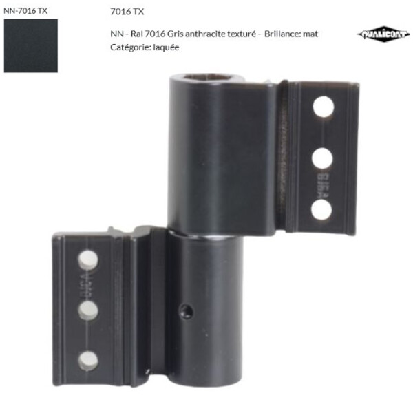 Paumelle 2 lames velox top