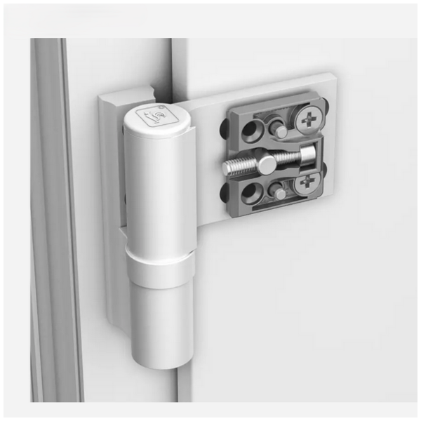 Paumelle pvc kt-sv par 1 - vis autoperforantes