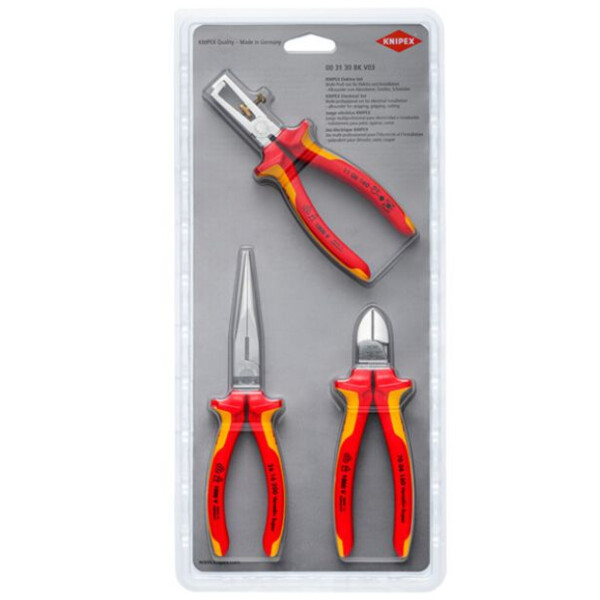 Pince isolee 1000v (set de 3)