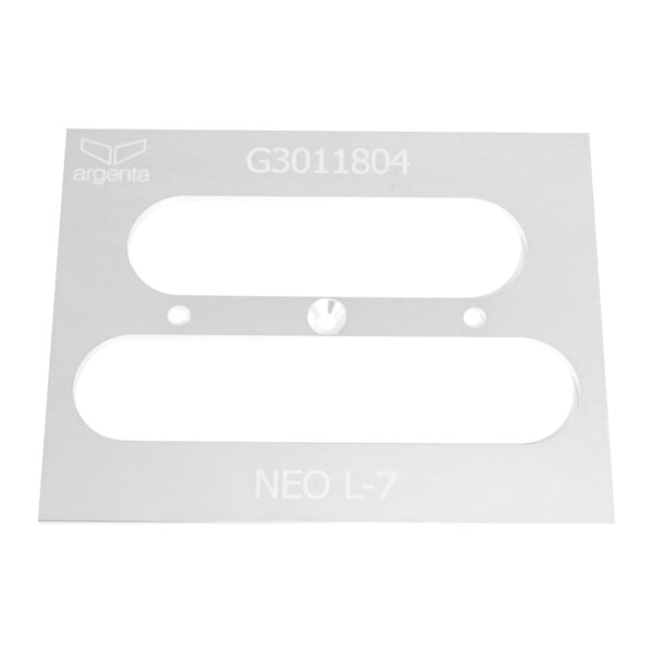 Plaque d'insertion pour gabarit paumelle