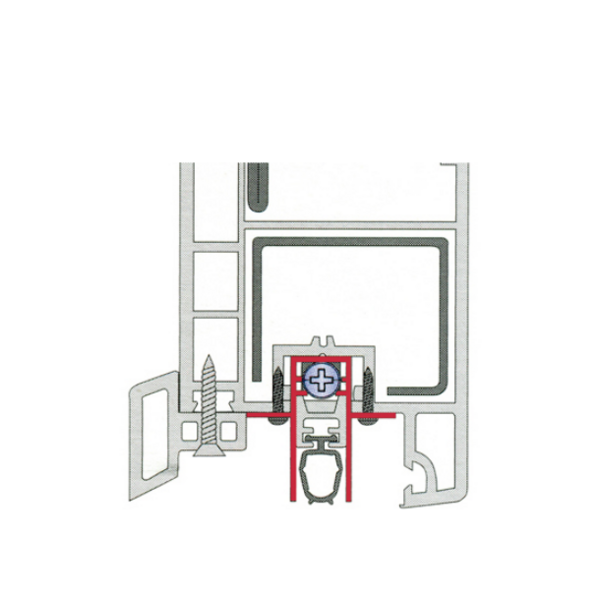 Plinthe à ailette pvc