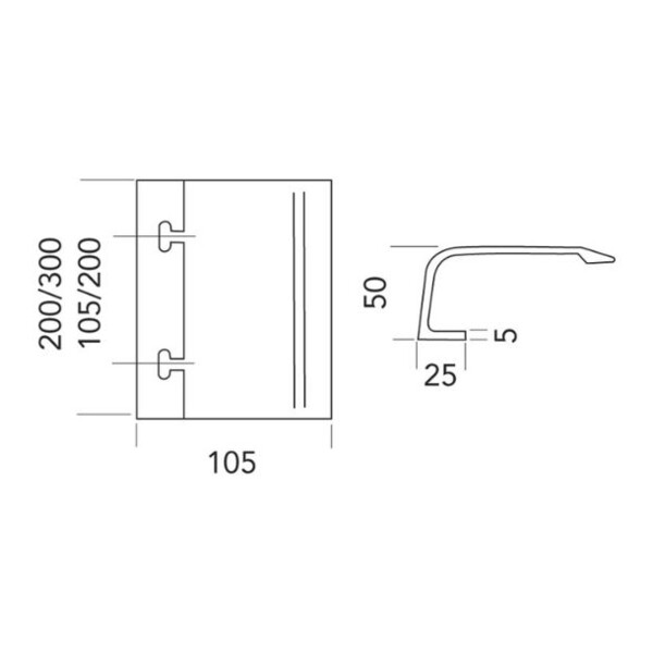 Poignée aileron (paire)