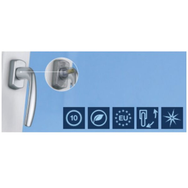 Poignée de fenêtre new-york  secustik