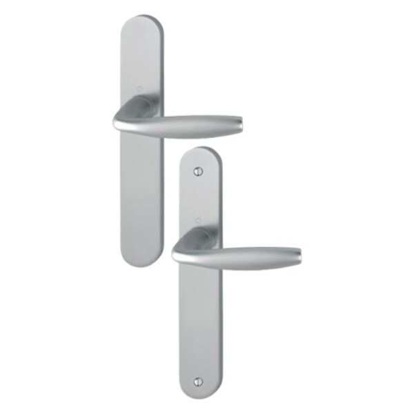 Poignée de porte large new-york entraxe 195 mm