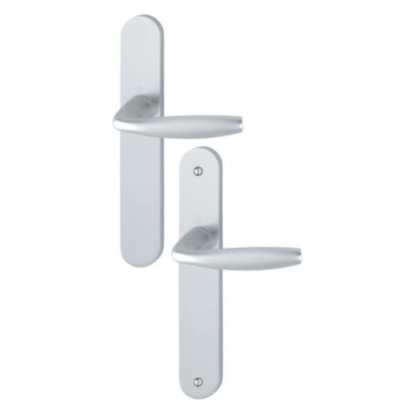 Poignée de porte large new-york entraxe 195 mm