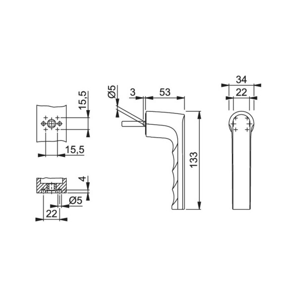 Poignée de fenêtre hamburg  kompakt