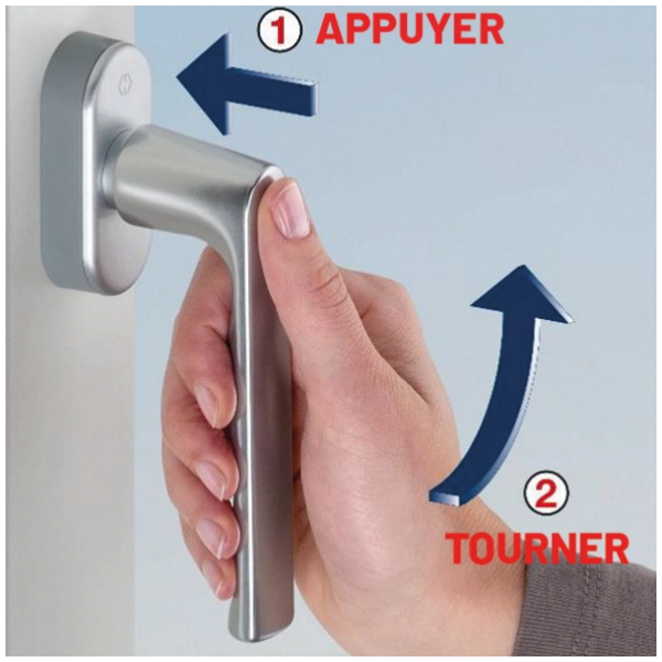 Poignée de fenêtre hamburg  secuforte