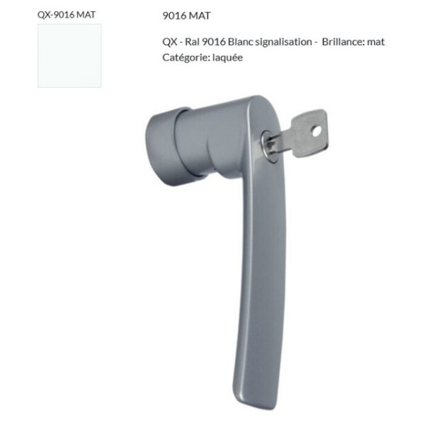 Poignée iris tbt à clé