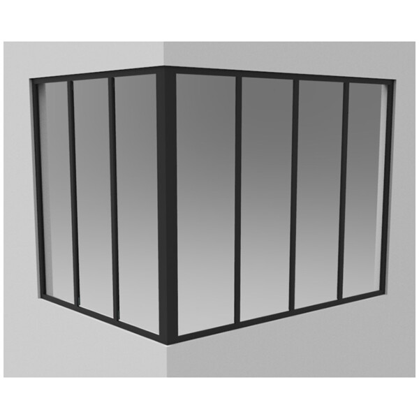 Poteau d'angle pour verrière v30