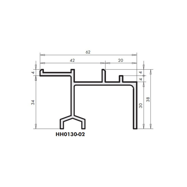 Rail de guidage hh0130-02