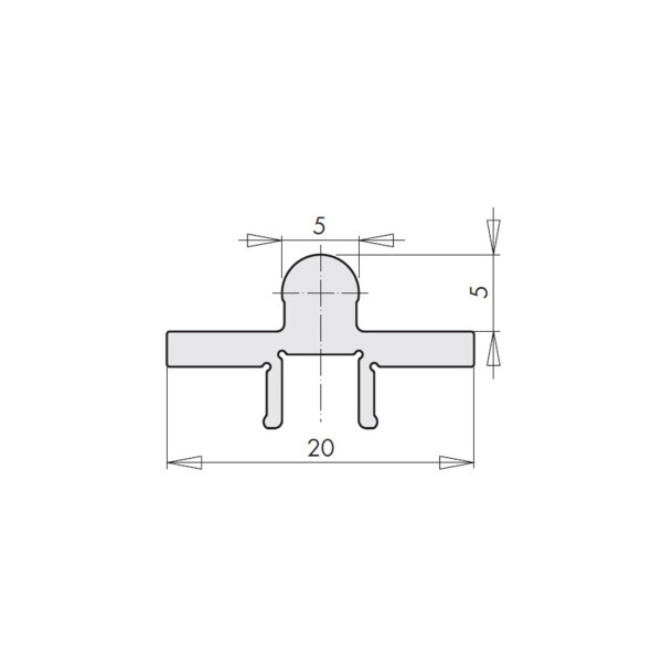 Rail de roulement eco pass m/5