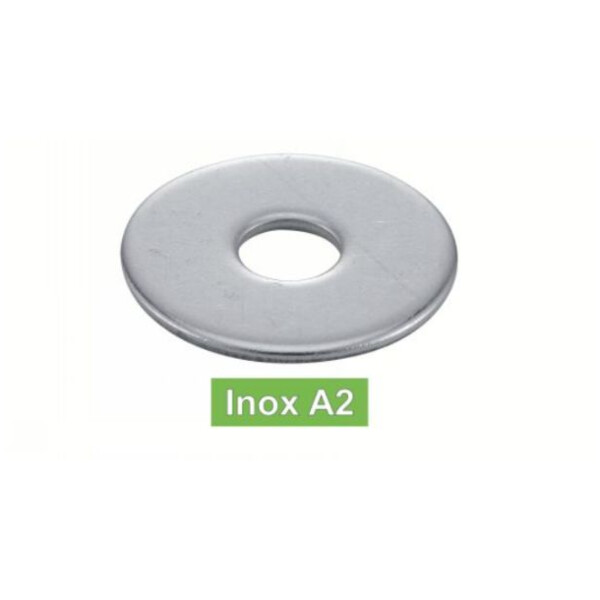 Rondelle plate inox a2 ll