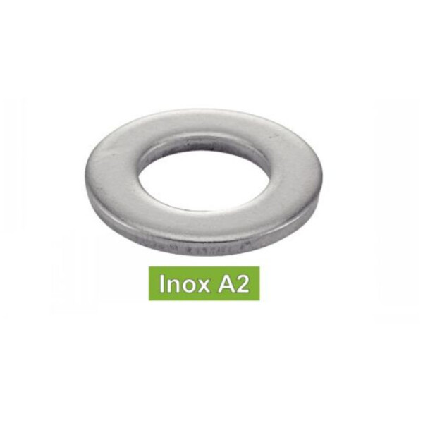 Rondelle plate inox a2 z