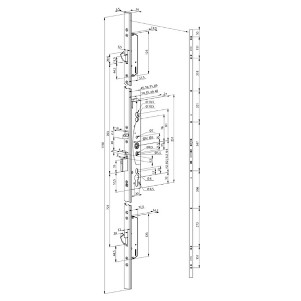 Serrure mediator 3 points