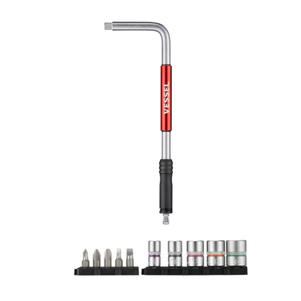 Set clé l embouts orientable + 10 acc - 2way