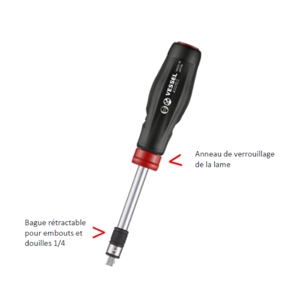 Set porte embouts droit et t + 10 acc - 2 way