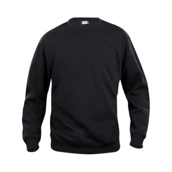 Sweatshirt basic roundneck noir