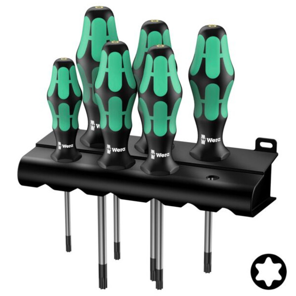 Tournevis kraftform plus torx 367/6 (jeu de 6)