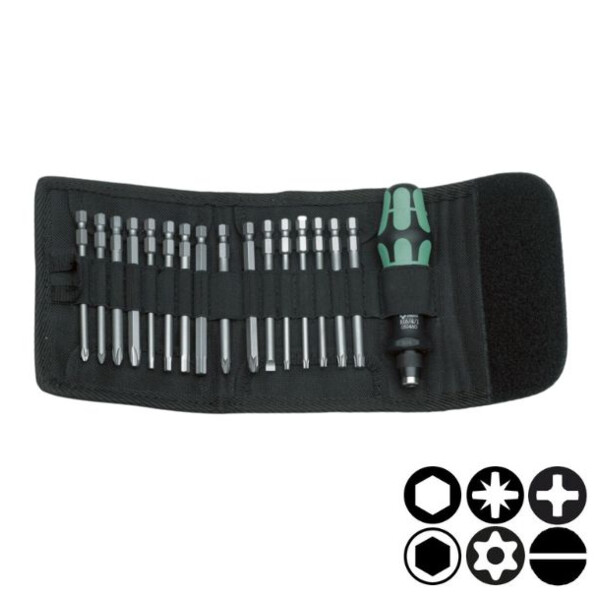 Tournevis multilames kraftform kompakt 60 (jeu de 17)