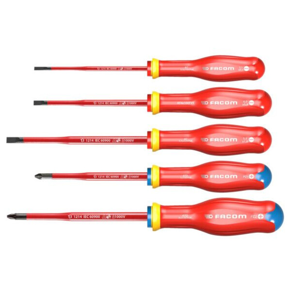 Tournevis protwist isole 1000 v (jeu de 5)